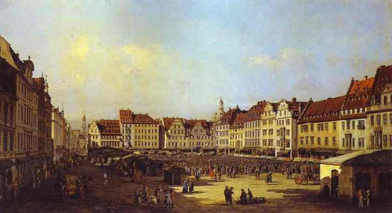 Bernardo Bellotto The Old Market Square in Dresden 4 oil painting picture